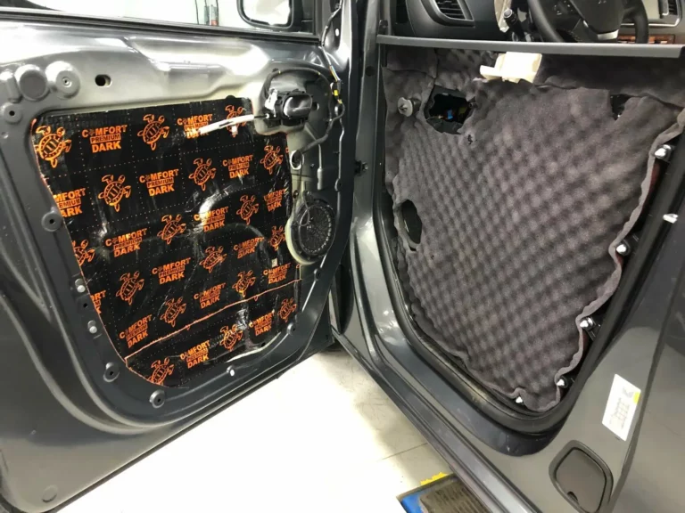 Шумоизоляция Шумоизоляция дверей Peugeot Traveller 2021-5Traveller 2021 двер 5