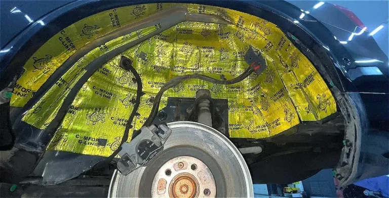 шумоизоляция арок вольво C90 2022-2
